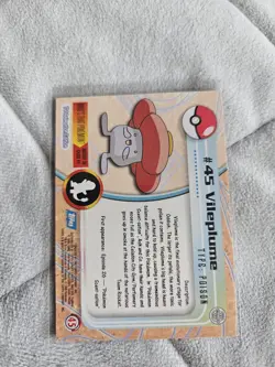 Vileplume #45 Topps Series 1 Pokemon Card - Image 2
