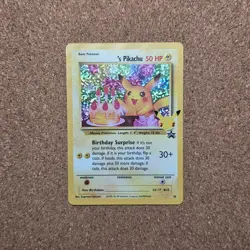 #2 ___'s Pikachu Birthday 24/53 Celebrations Classic Collection Holo Pokemon*B2 - Image 1