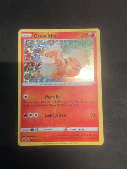Growlithe 4/15 McDonalds Promo Light Play Pokemon Trading Card Game - Image 1