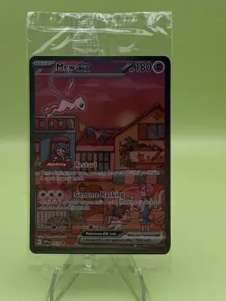 Mew ex SVP 053 Pokemon TCG Scarlet Violet 151 Black Star Promo Full Art SEALED - Image 1