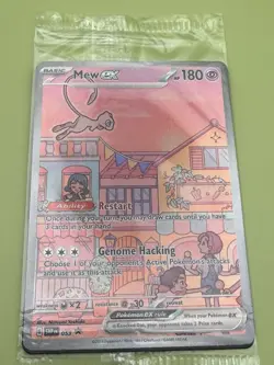 Mew ex SVP 053 Pokemon TCG Scarlet Violet 151 Black Star Promo Full Art SEALED - Image 3