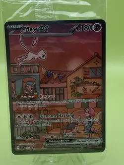 Mew ex SVP 053 Pokemon TCG Scarlet Violet 151 Black Star Promo Full Art SEALED - Image 4