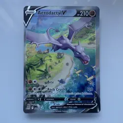Pokemon Sword & Shield Lost Origin Full Alternative Art Aerodactyl V 180/196 - Image 1