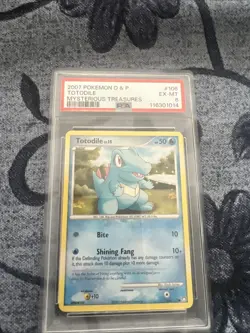 Pokemon TCG Totodile Mysterious Treasures 106/123 Regular Common - Image 1