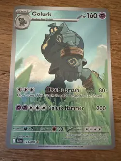 Golurk 123/086 Sv: Black Bolt Holo Pokemon Near Mint - Image 1