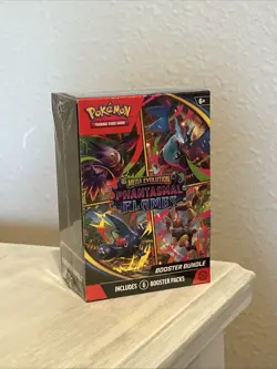 Pokemon TCG Mega Evolution Phantasmal Flames Booster Bundles New Sealed 6 Packs - Image 1