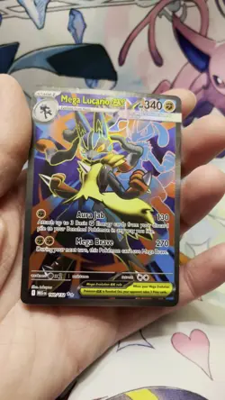 Pokemon TCG Holo Ultra Rare Full Art Mega Lucario EX 160/132 Near Mint or better - Image 2
