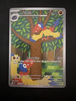 ARCHEN 2025 POKEMON WHITE FLARE ILLUSTRATION RARE FULL ART 131/086 Q4339 - Image 1