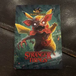 Stranger Things (Pikachu) #2 God Pack Hit Electric Pikachu Cosplay Pokemon - Image 1