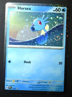 Double Swirl Horsea 137 Cosmos Holo - Pokemon SVP Black Star Promos - Image 2