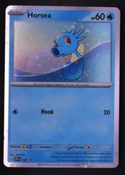 Double Swirl Horsea 137 Cosmos Holo - Pokemon SVP Black Star Promos - Image 3