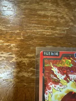 Pocket Monsters MOLTRES PRISM CARDDASS 1997 Japanese Pokemon #146 - Image 2