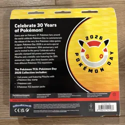 Pokemon TCG: Pokemon Day 2026 Collection Box Sealed - Pikachu - Image 3