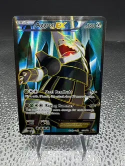 Pokemon TCG - Aggron EX 153/160 Full Art Holo XY Primal Clash - Image 1