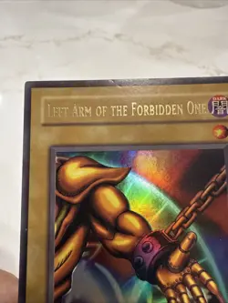 Left arm of the Forbidden One NEAR MINT LOB-123 Ultra Rare YUGIOH exodia MP - Image 3
