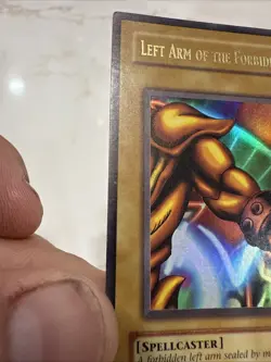 Left arm of the Forbidden One NEAR MINT LOB-123 Ultra Rare YUGIOH exodia MP - Image 5