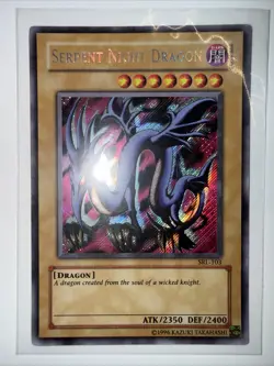 Yu-Gi-Oh! TCG Serpent Night Dragon SRL-103 Secret Rare Unlimited LP - Image 1
