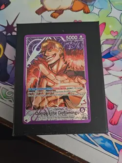 Op14-060 - Donquixote Doflamingo Leader Alt Art One Piece Card English - Image 2