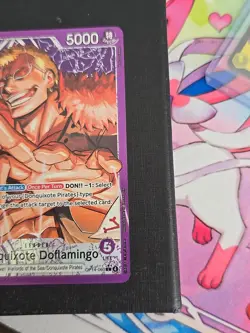 Op14-060 - Donquixote Doflamingo Leader Alt Art One Piece Card English - Image 4