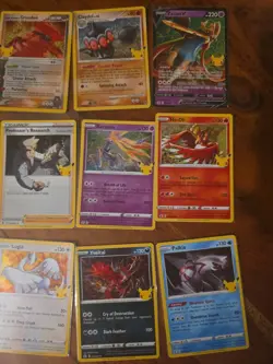20x Pokemon TCG english celebrations 25th anniversary mixed card lot - Image 3