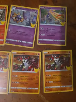 20x Pokemon TCG english celebrations 25th anniversary mixed card lot - Image 5