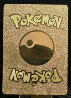 Pokemon Charizard V 220hp GOLD Foil Fan Art Collector Card TCG - Image 2