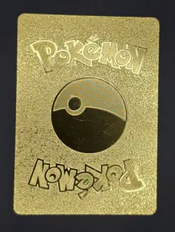 Pokemon Charizard V 220hp Gold Foil Fan Art Collector Card TCG - Image 2