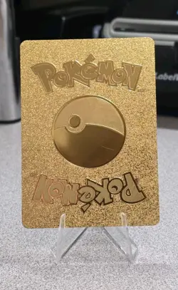 Pokemon Omneon GX 260hp Gold Foil Fan Art Collector Card TCG - Image 2