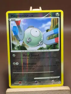 HP Pokemon Card Diamond & Pearl Reverse Holographic Magnemite 87/130 - Image 1