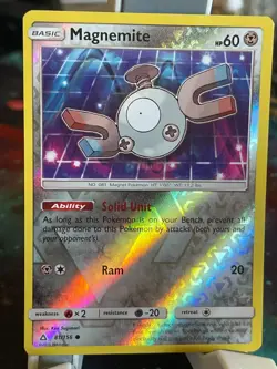 POKEMON MAGNEMITE 81/156 COMMON REVERSE HOLOFOIL ULTRA PRISM NM CARD - Image 1