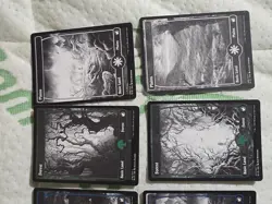 Mtg Midnight Hunt Full Art Land Set 10 Lands + 2 Bonus Cards Ur Choice. - Image 3