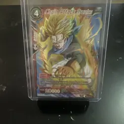Chain Attack Trunks SD02-05 GOLD STAMP Foil Dragon Ball Super Card Game - Image 1