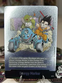 Son Goku Dragonball Super Card Fusion World Manga Booster 02 ENERGY MARKER E-74 - Image 1