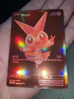 Pokemon TCG Victini White Flare Black Bolt Card 172/086 BWR Possible 10! - Image 1