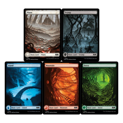 FOIL FULL ART Basic Land x100 ~mtg WILDS OF ELDRAINE - Image 2