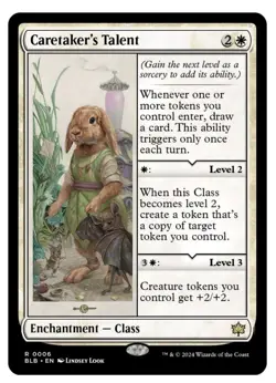 1x MTG Caretaker's Talent - Bloomburrow Rare! NM Mint! - Image 1