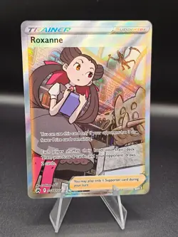 Roxanne GG66/GG70 Crown Zenith Galarian Gallery Trainer Pack Fresh Pokemon TCG - Image 1