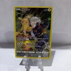 Pokemon Pikachu TG05/30 Swsh11 Lost Origin Trainer Gallery Ultra Rare Holo 60 HP - Image 1