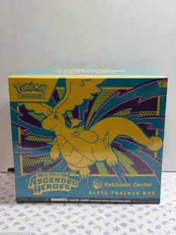 Pokemon Ascended Heroes Pokemon Center Exclusive Elite Trainer Box Sealed A - Image 1