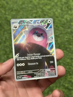Pokemon Card - Bewear (#079/064) Scarlet & Violet: Shrouded Fable IR Holo - Image 2