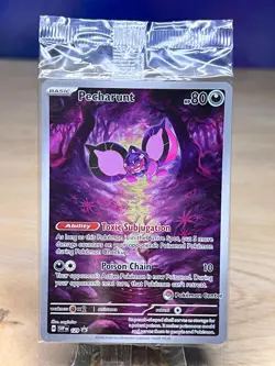 Scarlet & Violet Pecharunt 129 (Pokemon Center Exclusive - Sealed) Promo NM/M - Image 1
