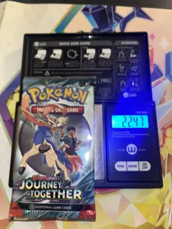 Heavy! Over 22.47 Gram Pokemon Journey Together Booster Pack Sealed - Image 1