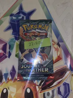 Heavy! Over 22.47 Gram Pokemon Journey Together Booster Pack Sealed - Image 2