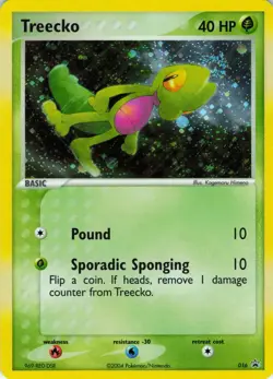 Treecko - Holo - #16 WOTC Black Star Promo - Pokemon TCG - 2004 - Image 1