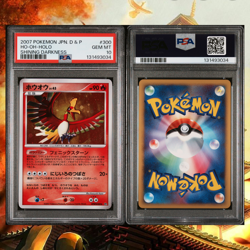 2007 POKEMON JPN DIAMOND & PEARL SHINING DARKNESS 1ST ED #300 HO-OH-HOLO PSA 10 - Image 2