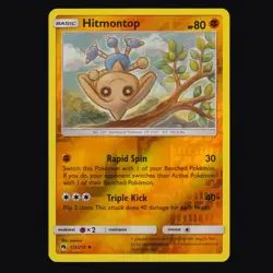 Hitmontop 113/214 Lost Thunder Reverse Holo Uncommon Pokemon TCG NM - Image 1