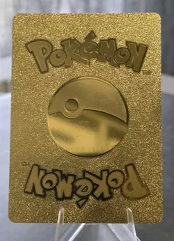 Pokemon Flying Pikachu V 680hp Gold Foil Fan Art Collector Card TCG - Image 2