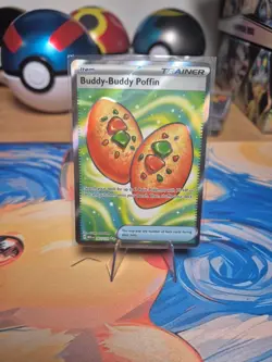 Buddy Buddy Poffin 167/132 Mega Evolution Secret Rare Pokemon Card NM - Image 1