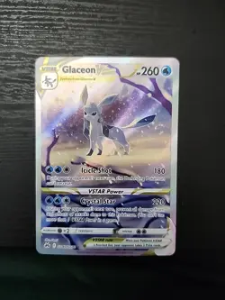 Pokemon TCG Glaceon VSTAR Galarian Gallery Crown Zenith Card GG40/GG70 - Image 1