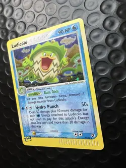 Pokemon Ludicolo 90 HP Holo Rare 7/100 EX Sandstorm English 2003 TCG - LP - Image 3